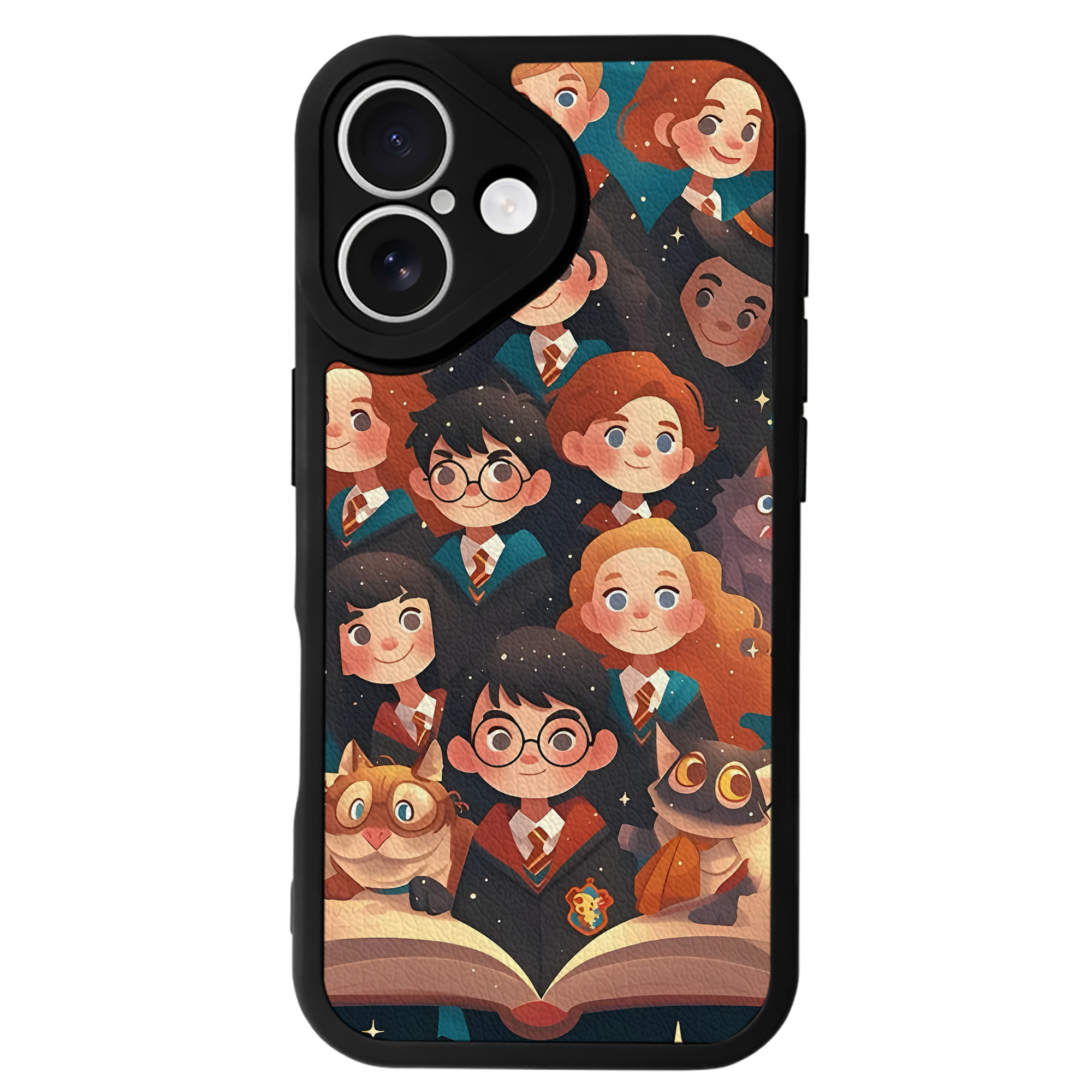 （画像用） Harry Potter ハリー・ポッターシリーズ 【iPhone 16シリーズ対応】シリコンスマホケース（レザー調） 材質：シリコン